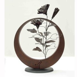 【鉄の植物　カセキの時間シリーズ】OKP-092　天の雫A　ハイビスカスの画像