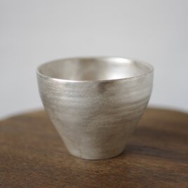 湯呑み　銀×銀　松本美弥子