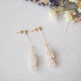 crystalバーピアス／イヤリングの画像