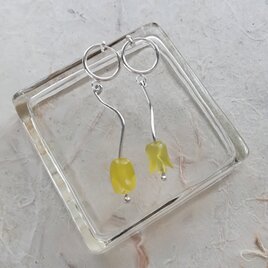 レモンクオーツのすずらんイヤリングの画像