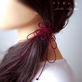 ヘアゴム「あで束ねる」の画像