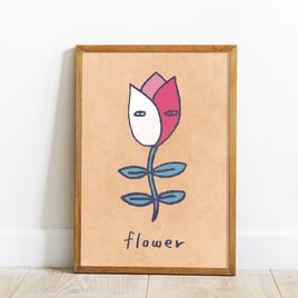 ”flower 01”　A3ポスターの画像