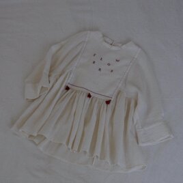 FLOWERS cross stitch blouse(予約販売）の画像