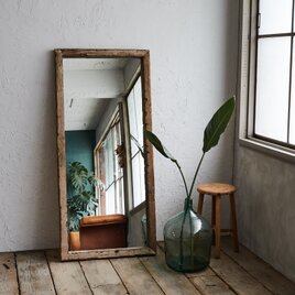 [造船古材] ミラー：Vintage Frame Mirror【受注生産】の画像