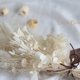 ドライフラワースワッグ"n-blanc"