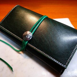 長財布(緑)の画像