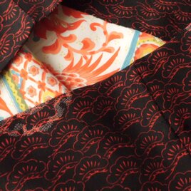 古布の袋・赤 松