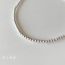 sv925　plain （プレーン）ゴムブレスレット