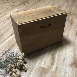 木工　木箱　小物入れの画像