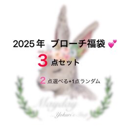 ✨『2025年選べるブローチの福袋３点セット』（２点ご指定できる＋1点ランダム）の画像