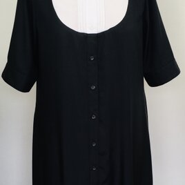 シャツ襟ワンピース