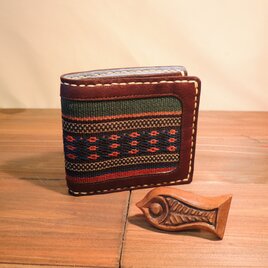 kilim折財布の画像