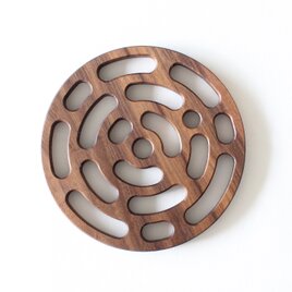 鍋敷き　Black Walnut