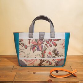 【1点物】A4が入って手になじむ・レトロ手さげバッグ