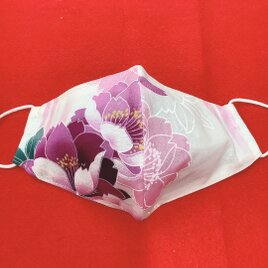【夏マスク】冷感接触　和美人マスク　夏濃桜の画像