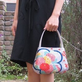 着物リメイクドルマンワンピ-ス/黒