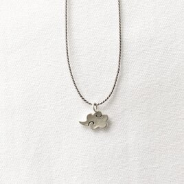 ネックレス　雲　シルバー