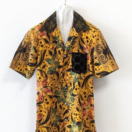 Indonesian flower shirt ssの画像