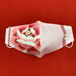 【夏マスク】冷感接触　和美人マスク　夏薔薇の画像