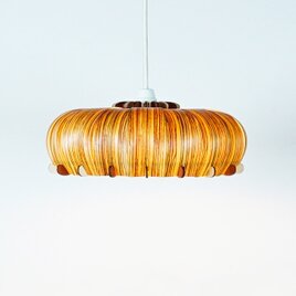 「エリンギ(ゼブラ)」木製ペンダントライトの画像