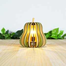 「洋梨」木製フロアランプの画像