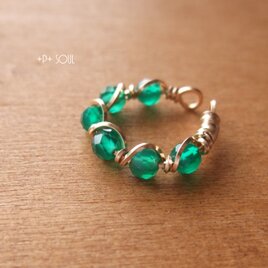 14kgf greenringイヤーカフ(片耳） 【GO-478EC】の画像