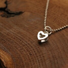 立体ハートペンダント