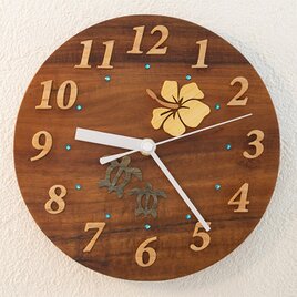 ハワイアンコアの掛け時計の画像
