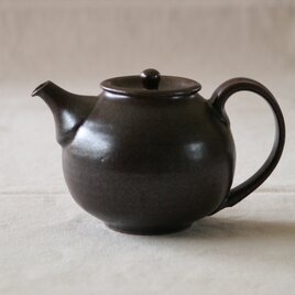 カフェブラウン釉ポット　S
