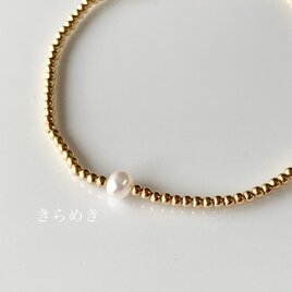 14kgf pearl (パール)ブレスレット