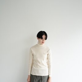 フライスコットンタートル/fries cotton turtle cutsew/natural