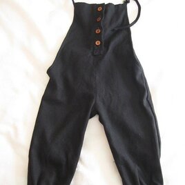 ハーフリネンのサロペット