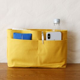 ハチミツ　倉敷産帆布使用バッグインバッグ【受注製作】の画像