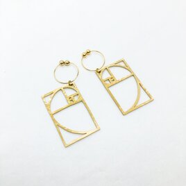 黄金比　イヤリング
