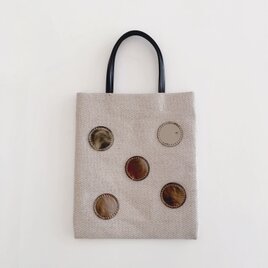 linen choi bag[metallic]の画像