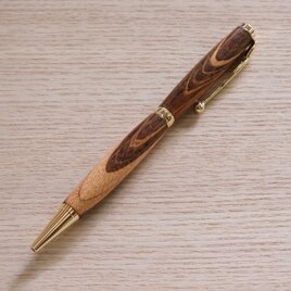 タイガーウッドエボニーのボールペンの画像