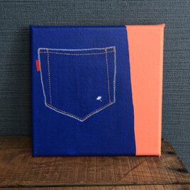 キャンバスアート　原画【吹かれるとき】