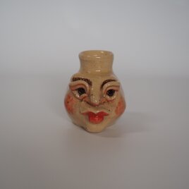 「人面壺 蘭子 (Human face pot, Ranko）」の画像