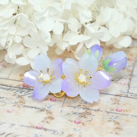 桜蕾ポニーフック♥自分だけの春を待つ -青紫色-の画像