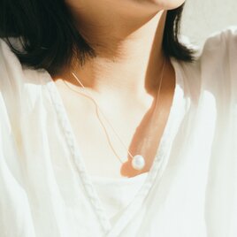 touché 南洋白蝶パール ひとつぶネックレス A5 non-allergenic pearl necklaceの画像