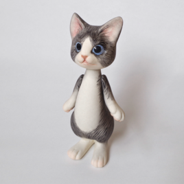 Cat Bisque doll ねこ　ビスクドール　人形の画像