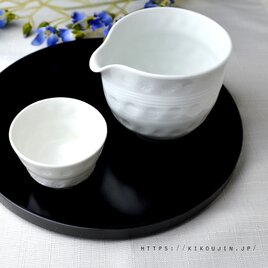 白砂三島彫 注器の画像