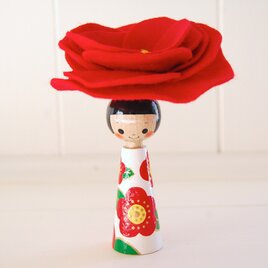 ＊あなたの為に咲く花＊指人形・hand puppet［８２］