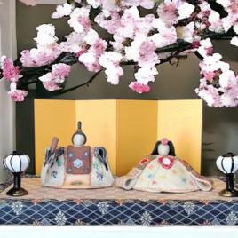 「陶雛　花姫」　雛人形　ひな祭り　桃の節句