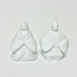 白磁の雛人形1対