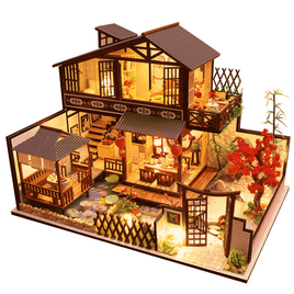 「泊まりたい古き良き町家」ミニチュア ドールハウス ★完成品★