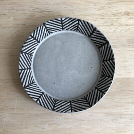 リム平皿(ヘリンボーン・白）の画像