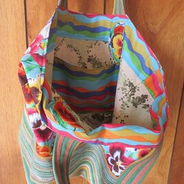 手さげバッグ　～ミラクルパンジー～　