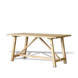 SLS Oak Wood Dining Table 160《NA》の画像