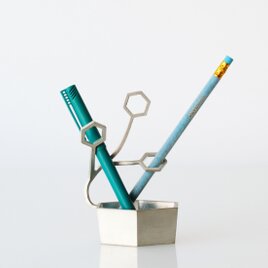 LASSO（タカク） ：花器（花瓶・錫・曲がる・延命効果・結婚祝い・錫婚式・結婚１０周年）